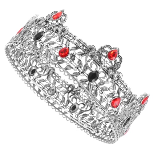 Beaupretty Herren Königskrone mit Funkelnden Strasssteinen Robuste Bühnendekoration für Karneval Maskenball und Halloween Klassische und Moderne Designkombination Langlebiges Kostümzubehör Beaupretty Herren Königskrone mit Funkelnden Strasssteinen Robuste Bühnendekoration für Karneval Maskenball und Halloween Klassische und Moderne Designkombination Langlebiges Kostümzubehör von Beaupretty