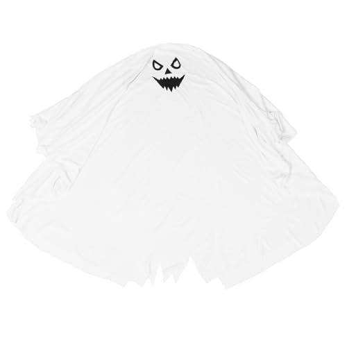 Beaupretty Hexenumhang Kostüm Geist Halloween Kostüm Halloween Geisterkostüm Geisterkostüm Für Männer Halloween Kostüme Für Jungen Geister Kinderkostüm Geisterkostüm Damen Polyester Weiß von Beaupretty