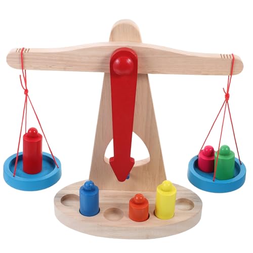 Beaupretty Holz Balancewaage zum Selbstbauen Montessori Lernspielzeug für Leichtes DIY Wissenschaftsspielzeug Fördert Feinmotorik und Naturwissenschaftliches Verständnis für Kindergarten und von Beaupretty