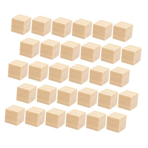Beaupretty Holz Bausteine Teilig Würfel Lernspielzeug Pädagogisch Glatte Oberfläche Frühe Motorische Fähigkeiten Kreative Bauklötze für Jungen Mädchen von Beaupretty