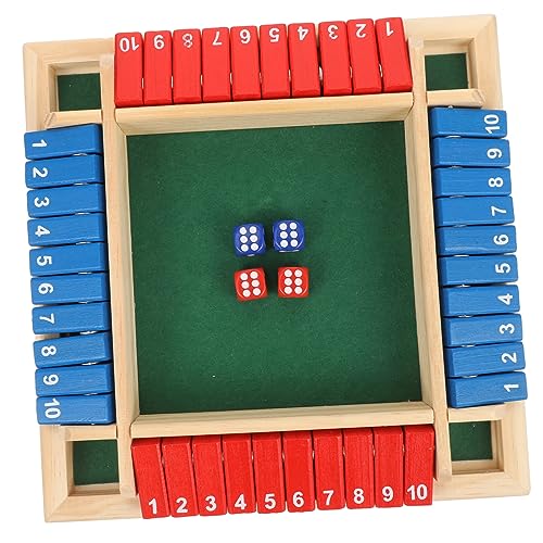 Beaupretty Holz Brettspiel mit Zahlen und Würfeln Interaktives Partyspiel für Spieler Glatte Oberfläche Sicher und Tragbar Lustiges Gesellschaftsspiel für Erwachsene und Familienfeiern Beaupretty Holz Brettspiel mit Zahlen und Würfeln Interaktives Partyspiel für Spieler Glatte Oberfläche Sicher und Tragbar Lustiges Gesellschaftsspiel für Erwachsene und Familienfeiern von Beaupretty