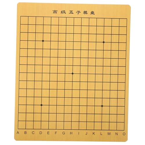 Beaupretty Holz Doppeltes Gobang Schachbrett Leicht Tragbar Intellektuelles Brettspiel Für Gobang Und Chinesisches Schach Mit Kompaktem Design Für Zuhause Und Reise von Beaupretty