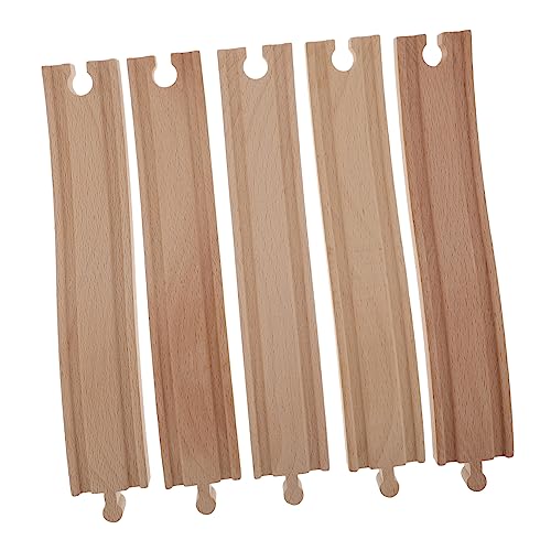 Beaupretty Holz Eisenbahn Zubehör Teiliges Bogen Schienen aus Hochwertigem Material Langlebig und Kreativ zum Zusammenbauen Sicher für Zugstrecken und Bahnlandschaften Beaupretty Holz Eisenbahn Zubehör Teiliges Bogen Schienen aus Hochwertigem Material Langlebig und Kreativ zum Zusammenbauen Sicher für Zugstrecken und Bahnlandschaften von Beaupretty