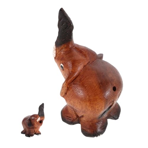 Beaupretty Holz Elefant Blasinstrument mit Authentischem Elefantenton für Handgefertigt aus Sicherem Naturholz Niedliche Tierform Musikalisches für Partys und Versammlungen von Beaupretty