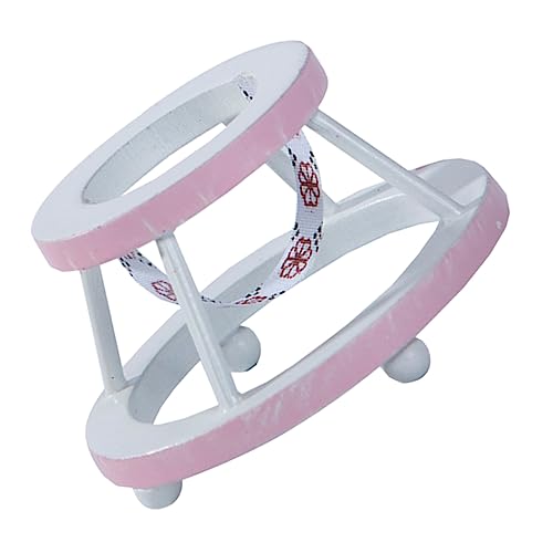 Beaupretty Holz Laufwagen Ornament für Puppenhäuser Multifunktionales zur Dekoration DIY Handwerk und Kinderzimmergestaltung für Geburtstage und Kreative Projekte von Beaupretty