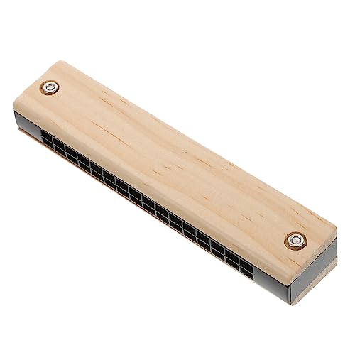 Beaupretty Holz Mundharmonika für Musikalisches Frühen der Musikalität DIY Unbemalt für Anfänger und Kreative Perfektes zum Lernen von Beaupretty