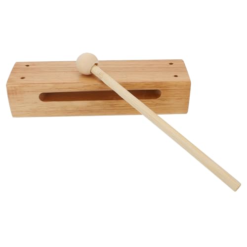 Beaupretty Holz Percussion Block Musikinstrument Handlich Leichter Klang Fördert Kreativität und Konzentration für Geburtstags Kindertagsgeschenke Tragbar Natürlicher Holzfarbton Beaupretty Holz Percussion Block Musikinstrument Handlich Leichter Klang Fördert Kreativität und Konzentration für Geburtstags Kindertagsgeschenke Tragbar Natürlicher Holzfarbton von Beaupretty