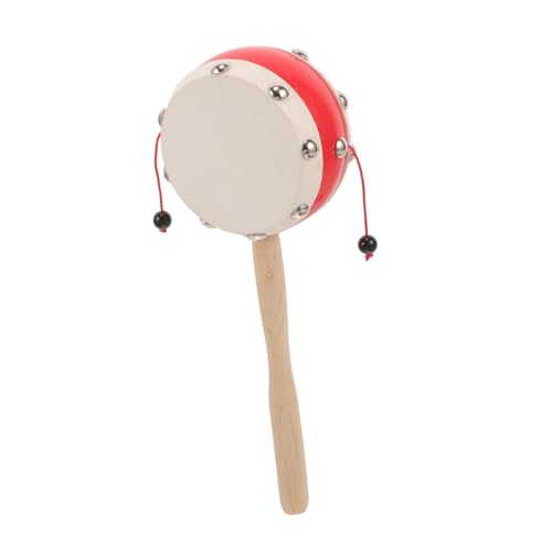 Beaupretty Holz Rassel Trommel für Junge Mädchen Traditionelles Musikinstrument Tragbar und Sicher für Motorische Fähigkeiten und Musikalische für Kinderpartys Beaupretty Holz Rassel Trommel für Junge Mädchen Traditionelles Musikinstrument Tragbar und Sicher für Motorische Fähigkeiten und Musikalische für Kinderpartys von Beaupretty