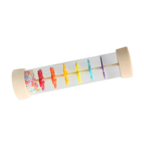 Beaupretty Holz Regenmacher Musikinstrument für Montessori Geeignet Fördert Konzentration und Kreatives Langlebig und Sicher mit Glatter Oberfläche von Beaupretty