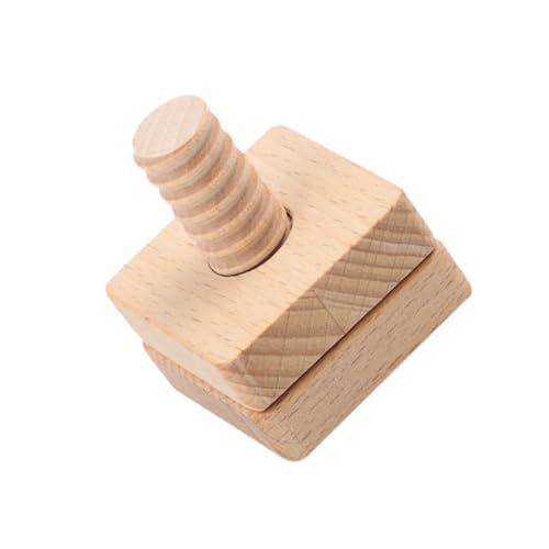 Beaupretty Holz Schraubspielzeug Lernspielzeug mit Schrauben und Muttern Montessori DIY Bastelset für Jungen und Mädchen Sicheres Langlebiges Holzmaterial Pädagogisches von Beaupretty