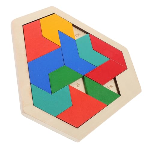 Beaupretty Holz Sechseck Puzzle Lernspielzeug Vorschule Tangram Fördert Kreativität Denkvermögen Hand Augen Koordination Pädagogisch Vielseitig Beaupretty Holz Sechseck Puzzle Lernspielzeug Vorschule Tangram Fördert Kreativität Denkvermögen Hand Augen Koordination Pädagogisch Vielseitig von Beaupretty