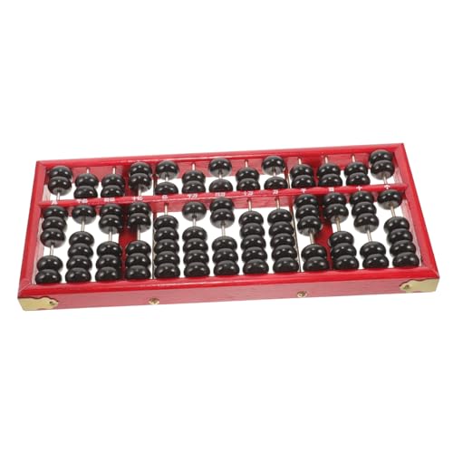 Beaupretty Holz Spalten Perlen Traditionell Chinesisch Pädagogisch Langlebig Leicht Tragbar für Schule Büro Zuhause von Beaupretty