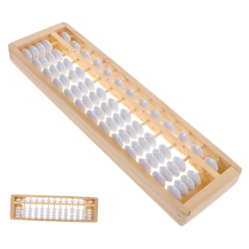 Beaupretty Holz Stufig mit Perlen für Tragbarer Rechenrahmen Rechenfähigkeiten und Hand Auge Koordination Geeignet für Schüler und Schülergruppen Zufällige Farbe Zufällige Farbe von Beaupretty