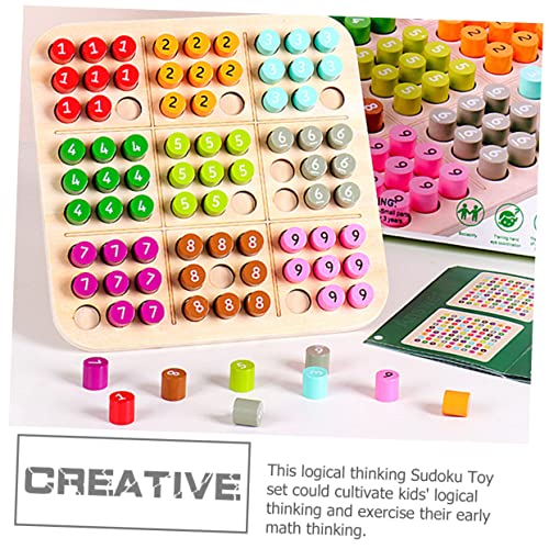 Beaupretty Holz Sudoku Spielset Buntes Lernspielzeug für Robustes Desktop Denkspiel zur Konzentrationsförderung Logisches Strategiespiel Pädagogisches Holzspiel Langlebig und Kindgerecht Beaupretty Holz Sudoku Spielset Buntes Lernspielzeug für Robustes Desktop Denkspiel zur Konzentrationsförderung Logisches Strategiespiel Pädagogisches Holzspiel Langlebig und Kindgerecht von Beaupretty