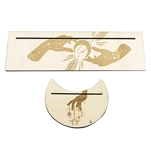 Beaupretty Holz Tarot Kartenhalter Mondphasen Form Kompakt Leicht Tarotkarten Ständer für Wahrsagung Meditation und Religiöse Zeremonien Geeignet Beaupretty Holz Tarot Kartenhalter Mondphasen Form Kompakt Leicht Tarotkarten Ständer für Wahrsagung Meditation und Religiöse Zeremonien Geeignet von Beaupretty