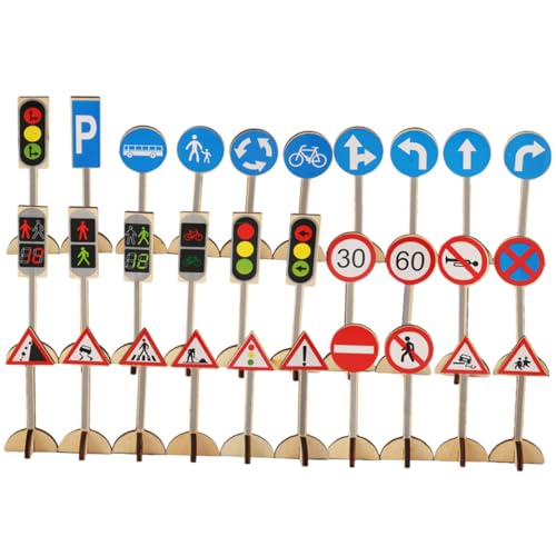 Beaupretty Holz Verkehrszeichen Spielset Teilig Pädagogisch Robust Langlebig Straßenverkehr Lernspielzeug für Kreative Verkehrssicherheit und Kooperatives Beaupretty Holz Verkehrszeichen Spielset Teilig Pädagogisch Robust Langlebig Straßenverkehr Lernspielzeug für Kreative Verkehrssicherheit und Kooperatives von Beaupretty