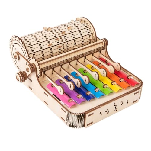 Beaupretty Holz Xylophon Töne Musikinstrument DIY Schlaginstrument Lernspielzeug für Mädchen Ab Jahren Pädagogisches Glockenspiel aus Natürlichem Holz von Beaupretty