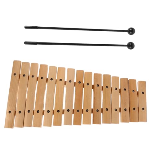 Beaupretty Holz Xylophon für Kleinkinder Montessori für Sensorische Entwicklung Musikalische Lernhilfe mit Schlägel Robuste und Ansprechende Gestaltung von Beaupretty