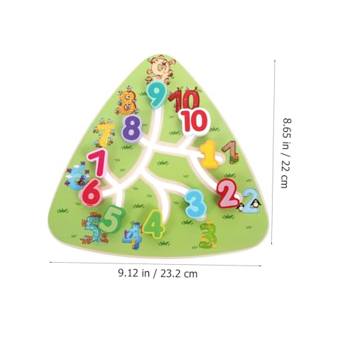 Beaupretty Holz Zahlen Labyrinth Lernspielzeug für Tisch Maze Spiel mit Bunter Oberfläche Fördert Kognitive Fähigkeiten und Feinmotorik Pädagogisches Lernspielzeug für Vorschulkinder Beaupretty Holz Zahlen Labyrinth Lernspielzeug für Tisch Maze Spiel mit Bunter Oberfläche Fördert Kognitive Fähigkeiten und Feinmotorik Pädagogisches Lernspielzeug für Vorschulkinder von Beaupretty