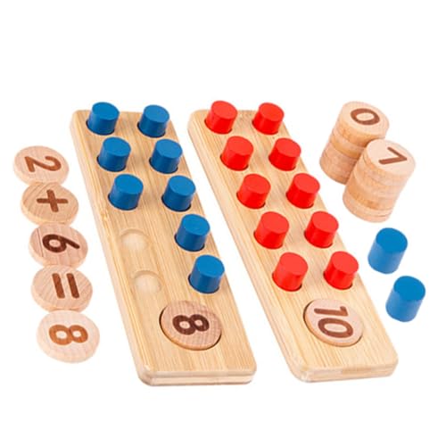 Beaupretty Holz zählspielzeug für Mathe lernspielzeug mit Farbigen Zahlenformen Kognitives Lernspiel zur Zahlenvisualisierung und Hand Auge koordination Pädagogisch Geeignet für Kindergarten Beaupretty Holz zählspielzeug für Mathe lernspielzeug mit Farbigen Zahlenformen Kognitives Lernspiel zur Zahlenvisualisierung und Hand Auge koordination Pädagogisch Geeignet für Kindergarten von Beaupretty