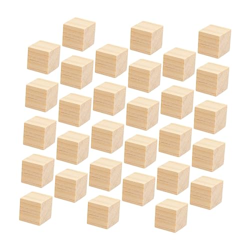 Beaupretty Holzbauklötze Teiliges Kleine Würfel aus Hochwertigem Holz Pädagogisches Lernspielzeug für Kreativität und Motorischer Entwicklung von Beaupretty