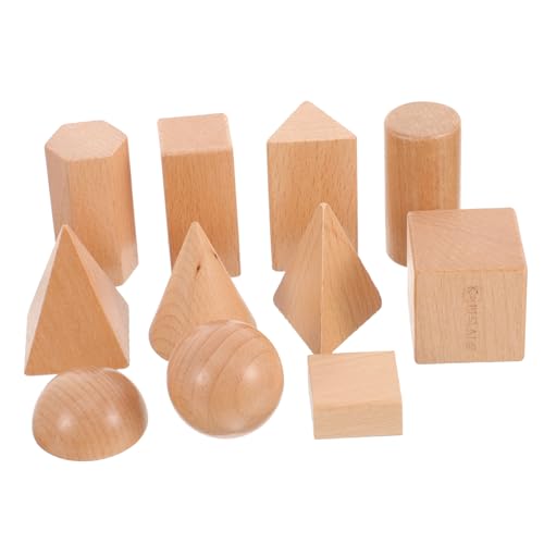 Beaupretty Holzbausteine Formen Lernspielzeug für Pädagogisches Steckspielzeug Kognition Motorik und Eltern Interaktion Verarbeitung Naturfarben von Beaupretty