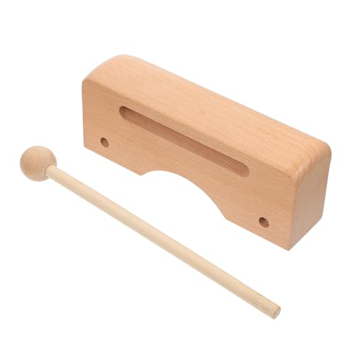 Beaupretty Holzblock Percussion Instrument Doppelton Tiefton Block Musikalisches aus Naturholz für Kreative Beaupretty Holzblock Percussion Instrument Doppelton Tiefton Block Musikalisches aus Naturholz für Kreative von Beaupretty