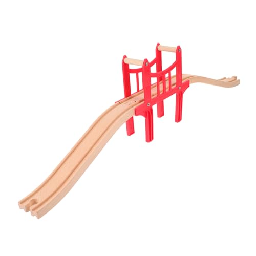 Beaupretty Holzeisenbahn Brücke aus Robustem Holz mit Gleisstützen Kompatibel mit Gängigen Holzeisenbahn Spielzeugen für Kreativen Streckenbau und Interaktives zu Hause Kindergarten Beaupretty Holzeisenbahn Brücke aus Robustem Holz mit Gleisstützen Kompatibel mit Gängigen Holzeisenbahn Spielzeugen für Kreativen Streckenbau und Interaktives zu Hause Kindergarten von Beaupretty