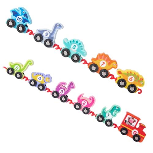 Beaupretty Holzeisenbahn Dinosaurier Zahlen Lernspielzeug Montessori für Kleinkinder Ab Jahr Fördert Kreativität und Zahlenverständnis mit Robustem Langlebigem Holzmaterial Beaupretty Holzeisenbahn Dinosaurier Zahlen Lernspielzeug Montessori für Kleinkinder Ab Jahr Fördert Kreativität und Zahlenverständnis mit Robustem Langlebigem Holzmaterial von Beaupretty