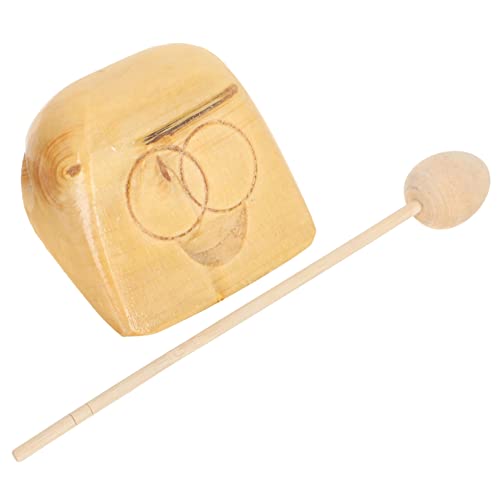 Beaupretty Holzklangspielzeug für Wooden Fish Temple Block aus Robustem Kiefernholz mit Holzklöppel Percussion Instrument zur Rhythmusschulung und Musikalischem Spielspaß Beaupretty Holzklangspielzeug für Wooden Fish Temple Block aus Robustem Kiefernholz mit Holzklöppel Percussion Instrument zur Rhythmusschulung und Musikalischem Spielspaß von Beaupretty