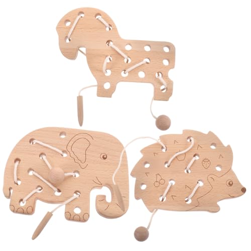 Beaupretty Holzperlen Schnurspielzeug für Kleinkinder Pädagogisches Fädelspiel zur Feinmotorikförderung Montessori Lernspielzeug aus Robustem Holz Fördert Hand Auge Koordination Beaupretty Holzperlen Schnurspielzeug für Kleinkinder Pädagogisches Fädelspiel zur Feinmotorikförderung Montessori Lernspielzeug aus Robustem Holz Fördert Hand Auge Koordination von Beaupretty