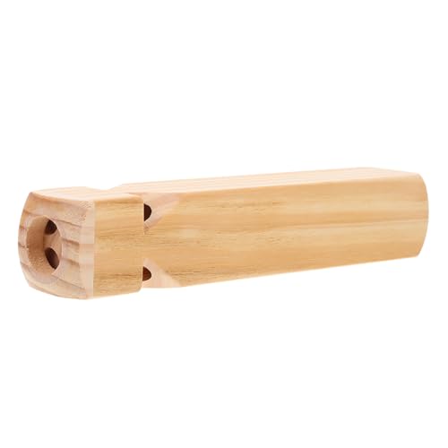 Beaupretty Holzpfeife Zugform Pädagogisches Musikinstrument für Eltern Junge Mädchen Kommunikation Partyspielzeug mit Original Lokomotiv Sound und Kreativem Lernspielzeug von Beaupretty