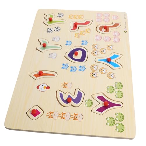 Beaupretty Holzpuzzle Arabische Zahlen Lernspielzeug Ab Jahre Teiliges Montessori Kognitives Puzzle Feinmotorik Denken und Hand Auge Koordination von Beaupretty
