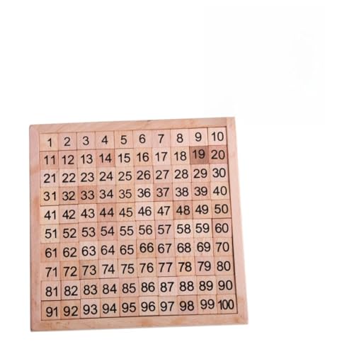Beaupretty Holzpuzzle Zahlen Lernspielzeug Montessori Pädagogisches Zahlenspiel für Kleinkinder Frühe Bildung Robust Sicher aus Holz von Beaupretty