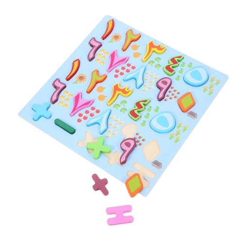 Beaupretty Holzpuzzle für Kleinkinder Montessori Buchstabenerkennung und Formenerkennung Geeignet für Kreative Lernaktivitäten zu Hause im Kindergarten Schule von Beaupretty