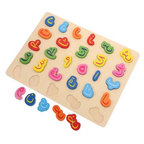 Beaupretty Holzpuzzle für Lernspielzeug mit Arabischen Buchstaben Pädagogisches Holzspielzeug Gedächtnis und Problemlösungsfähigkeiten Geeignet für Vorschulkinder und Kleinkinder Beaupretty Holzpuzzle für Lernspielzeug mit Arabischen Buchstaben Pädagogisches Holzspielzeug Gedächtnis und Problemlösungsfähigkeiten Geeignet für Vorschulkinder und Kleinkinder von Beaupretty