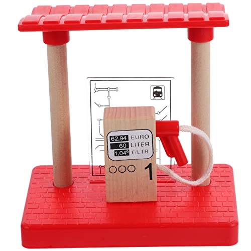 Beaupretty Holzspielzeug Gasstation Zubehör für Eisenbahn Pädagogisches Modell Kreativität und Handfertigkeiten von Kindern Geeignet für Spielräume und Beaupretty Holzspielzeug Gasstation Zubehör für Eisenbahn Pädagogisches Modell Kreativität und Handfertigkeiten von Kindern Geeignet für Spielräume und von Beaupretty