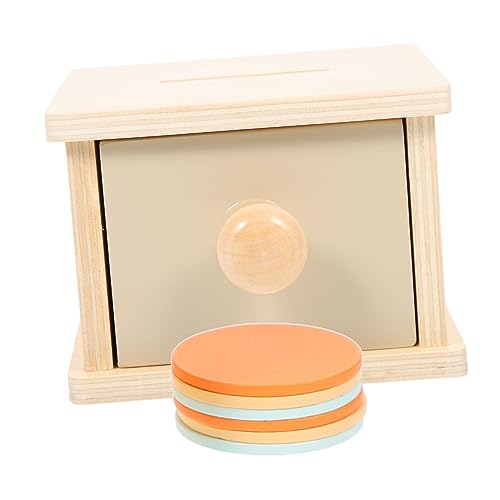 Beaupretty Holzspielzeug Interaktive Münzbox Montessori Motorikspielzeug für Pädagogisches Hand Auge Koordination und Feinmotorik für Vorschulkinder Beaupretty Holzspielzeug Interaktive Münzbox Montessori Motorikspielzeug für Pädagogisches Hand Auge Koordination und Feinmotorik für Vorschulkinder von Beaupretty