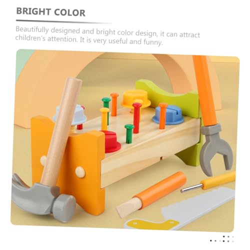 Beaupretty Holzspielzeug Pounding Peg Werkbank mit Hammer Pädagogisches Kinderspielzeug Hand Auge koordination und Kreativität Buntes Montage Werkzeug für Ab Jahren Beaupretty Holzspielzeug Pounding Peg Werkbank mit Hammer Pädagogisches Kinderspielzeug Hand Auge koordination und Kreativität Buntes Montage Werkzeug für Ab Jahren von Beaupretty