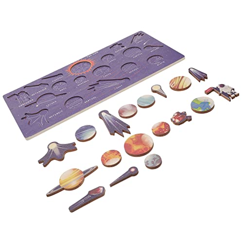 Beaupretty Holzspielzeug Sonnensystem Puzzle Großes Lernspielzeug mit Planeten Kognitives Matching Board Form und Farberkennung Motorischen Fähigkeiten und Kreativität Beaupretty Holzspielzeug Sonnensystem Puzzle Großes Lernspielzeug mit Planeten Kognitives Matching Board Form und Farberkennung Motorischen Fähigkeiten und Kreativität von Beaupretty