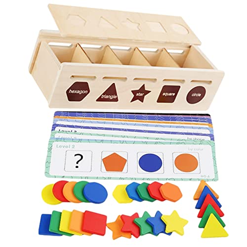 Beaupretty Holzspielzeug Sortierspiel Farben Formen Lernspielzeug für Kleinkinder zur Feinmotorikförderung aus Natürlichem Holz Pädagogisches Aktivitätsspielzeug für Jungen und Mädchen Ab Beaupretty Holzspielzeug Sortierspiel Farben Formen Lernspielzeug für Kleinkinder zur Feinmotorikförderung aus Natürlichem Holz Pädagogisches Aktivitätsspielzeug für Jungen und Mädchen Ab von Beaupretty