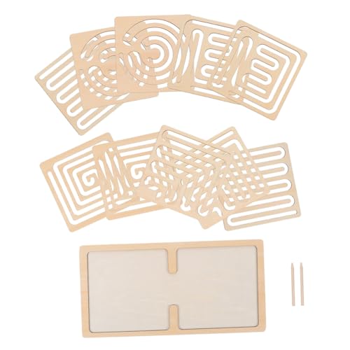 Beaupretty Holzspielzeug für Handspiele Links und Rechtsbrain Entwicklung Konzentrations und Feinmotoriktraining Lernspielzeug für Vorschulkinder Pädagogisch und Spaßig von Beaupretty