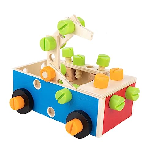 Beaupretty Holzspielzeug mit Schraubenzubehör Lernspielzeug für Hand Augen Koordination und Rollenspiel für Jungen und Mädchen für Drinnen und Draußen Beaupretty Holzspielzeug mit Schraubenzubehör Lernspielzeug für Hand Augen Koordination und Rollenspiel für Jungen und Mädchen für Drinnen und Draußen von Beaupretty