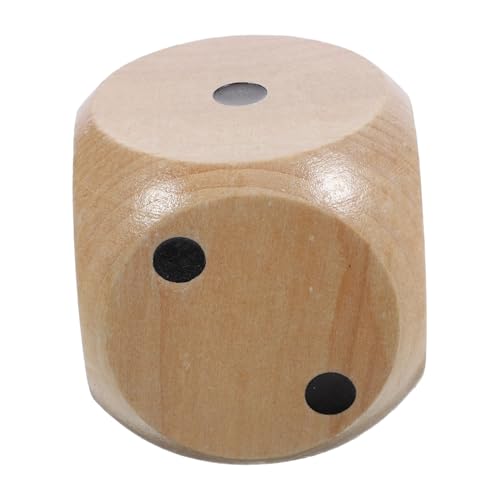 Beaupretty Holzwürfel mit Abgerundeten Ecken Leichtes Partyspiel Würfelspiel Holzspielzeug für Unterricht Geselligkeit und Kompakt und Einfach zu Handhaben von Beaupretty