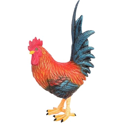 Beaupretty Hühnermodell aus Kunststoff Dekorative Gartenskulptur für Außenbereich Lebensecht mit Realistischer Haltung und Farbe für Garten und Wohnambiente Robuste und Langlebige Figur für von Beaupretty
