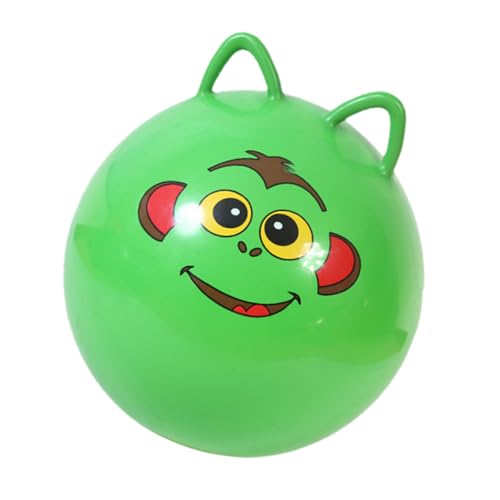 Beaupretty Hüpfball mit Griffen PVC Sprungball für Fitness und Erwachsene zur Koordination und Balance Indoor Outdoor Zufällige Farbe Zufällige Farbe von Beaupretty