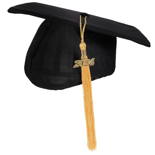Beaupretty Hut des Arztes Marine Abschlusskappe und -kleid Meister Hut Schule Blau Abschlusskappe für Erwachsene Abschlusskappen Abschlusshüte College-Abschlusskappe Polyester von Beaupretty