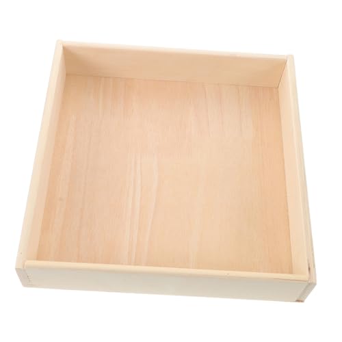 Beaupretty Indoor Desktop Entwicklung Kind Für Lagerung Quadratische Räume Spielzimmer Party Holz Klassenzimmer Kleine Und Sand Tablett Montessori Tisch Wohnungen Holz von Beaupretty