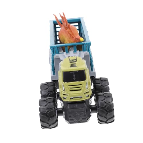 Beaupretty Inertial Abschleppwagen LKW Modell mit Beweglicher Heckklappe Robustes Farbenfroher Großer Truck für Ab Jahren Rückziehbar ohne Batterien Geburtstagsgeschenk von Beaupretty