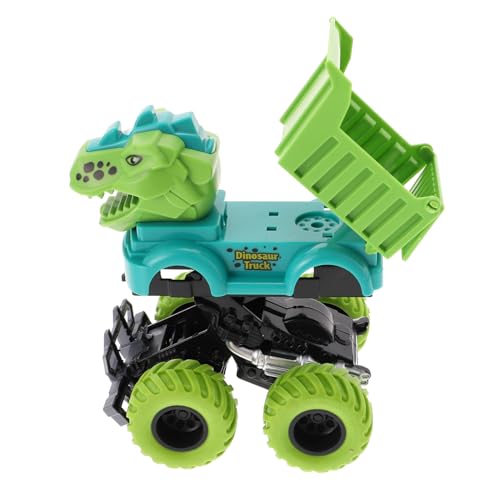 Beaupretty Inertiales Aufziehauto Dinosaurier Engineering Fahrzeug für Jungen und Mädchen Ab Jahren Bunte Robuste Konstruktion von Beaupretty